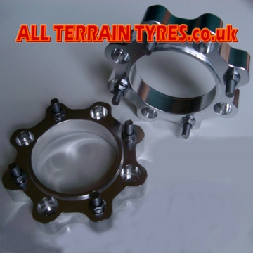 ATV Wheel Spacer Kit 4 Stud 136mm PCD +45mm - Click Image to Close